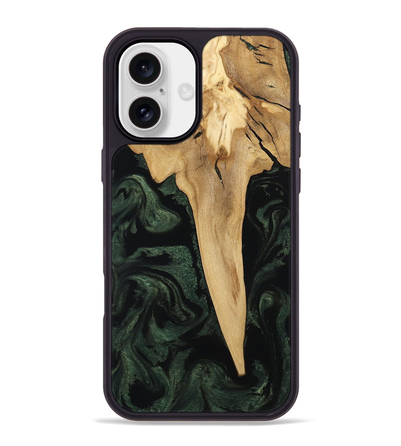 iPhone 16 Plus Wood Phone Case - Wilfred (Ancient Olive, 801723)