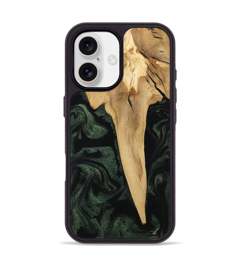 iPhone 17 Wood Phone Case - Wilfred (Ancient Olive, 801723)