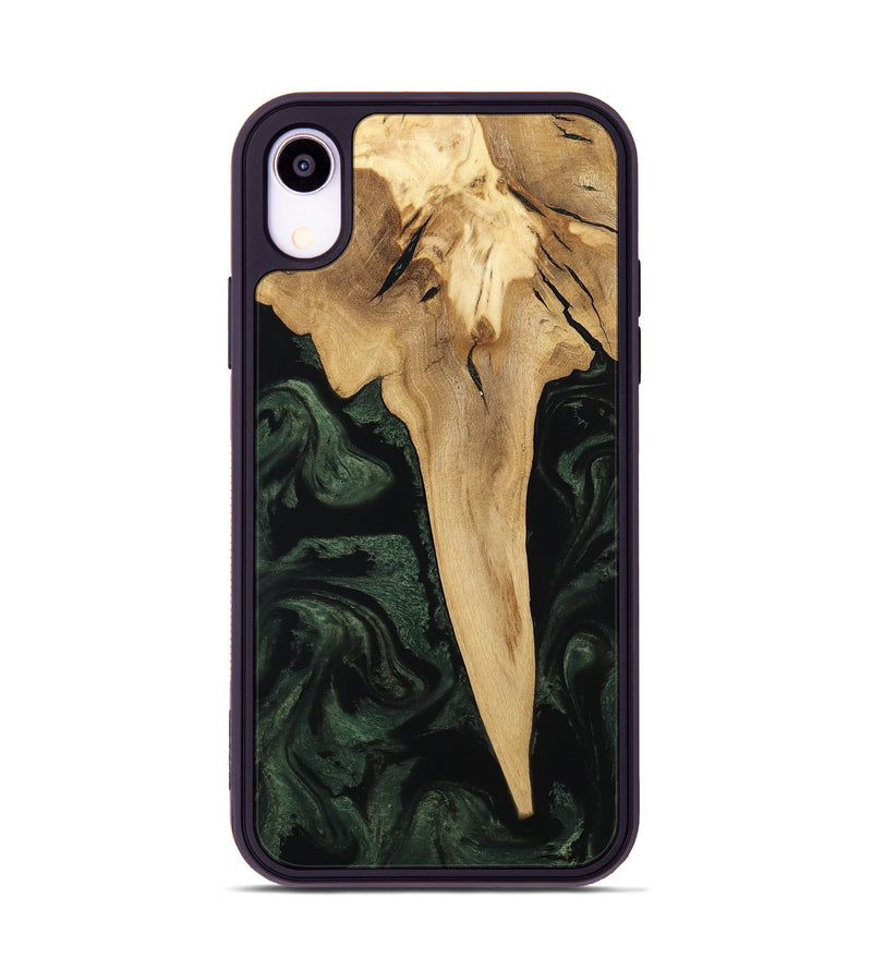 iPhone Xr Wood Phone Case - Wilfred (Ancient Olive, 801723)