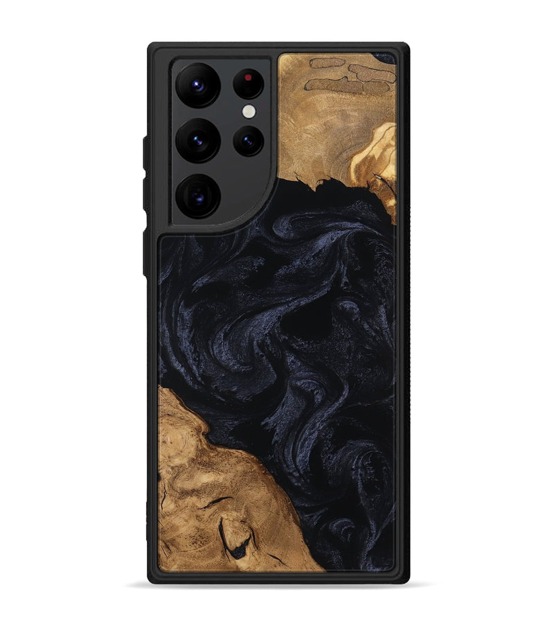 Galaxy S22 Ultra Wood Phone Case - Una (Ancient Olive, 801724)