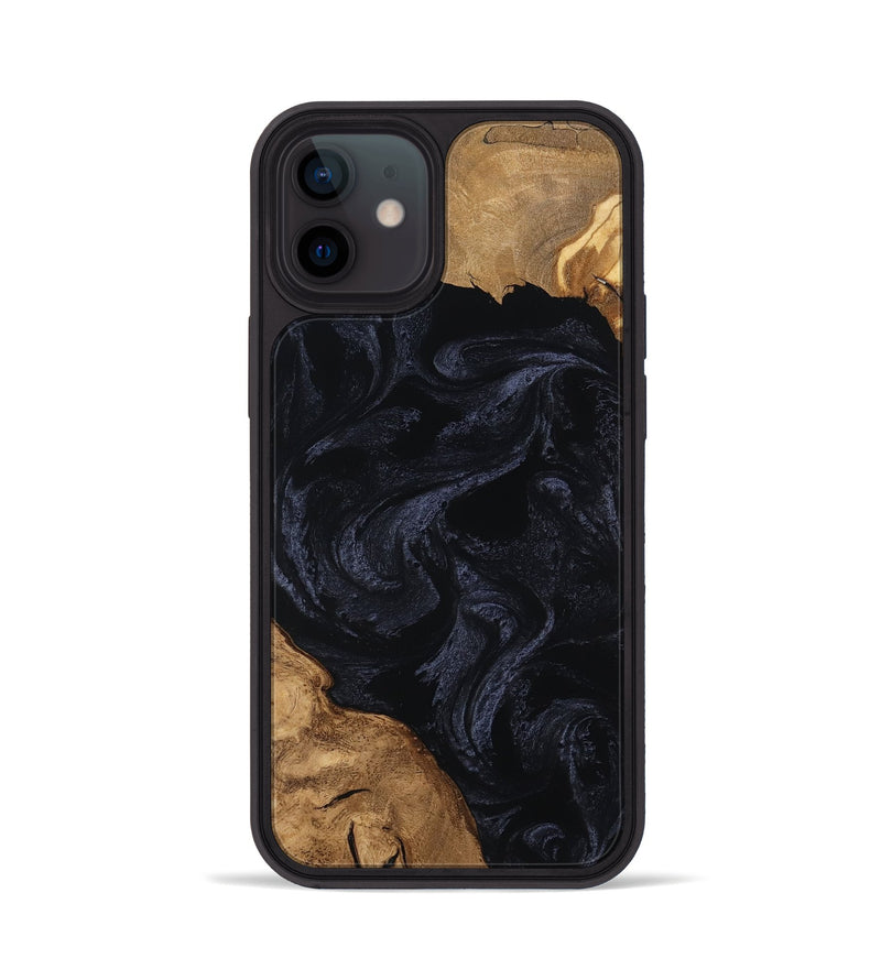 iPhone 12 Wood Phone Case - Una (Ancient Olive, 801724)