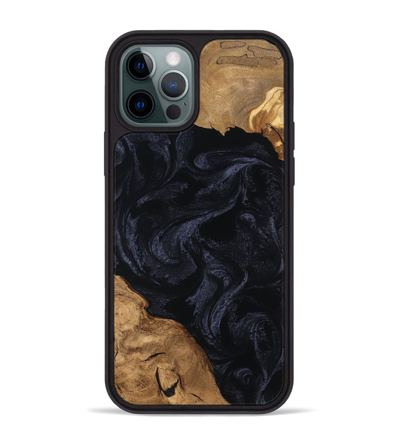 iPhone 12 Pro Max Wood Phone Case - Una (Ancient Olive, 801724)