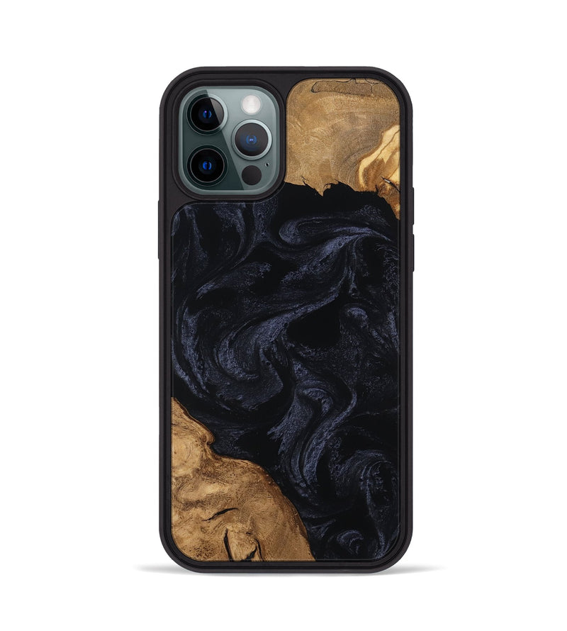 iPhone 12 Pro Wood Phone Case - Una (Ancient Olive, 801724)