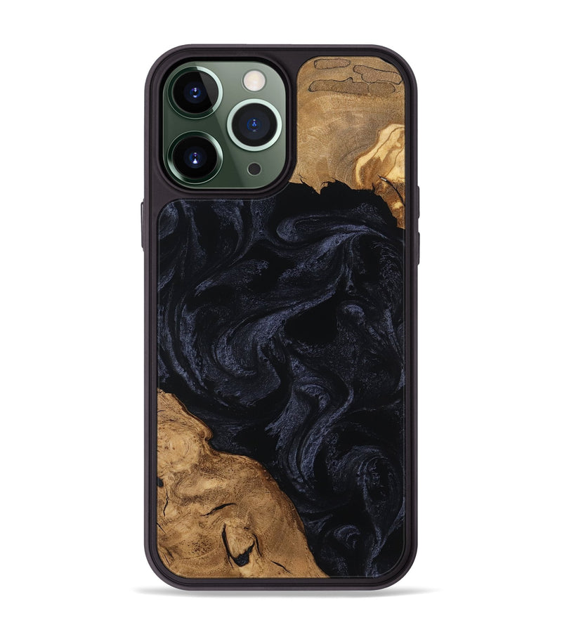 iPhone 13 Pro Max Wood Phone Case - Una (Ancient Olive, 801724)