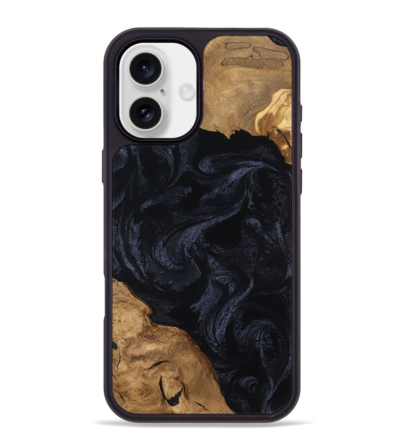 iPhone 16 Plus Wood Phone Case - Una (Ancient Olive, 801724)