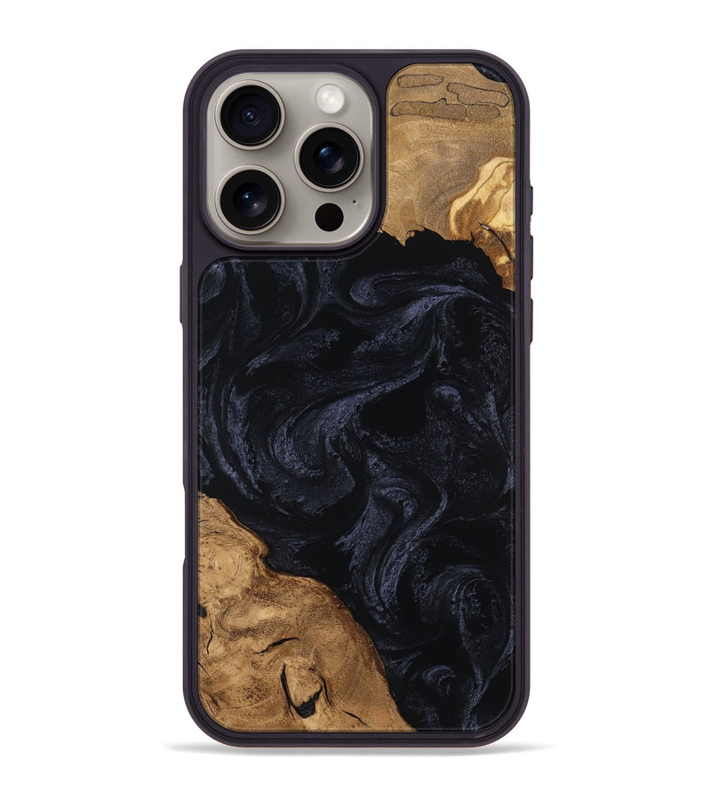 iPhone 16 Pro Max Wood Phone Case - Una (Ancient Olive, 801724)