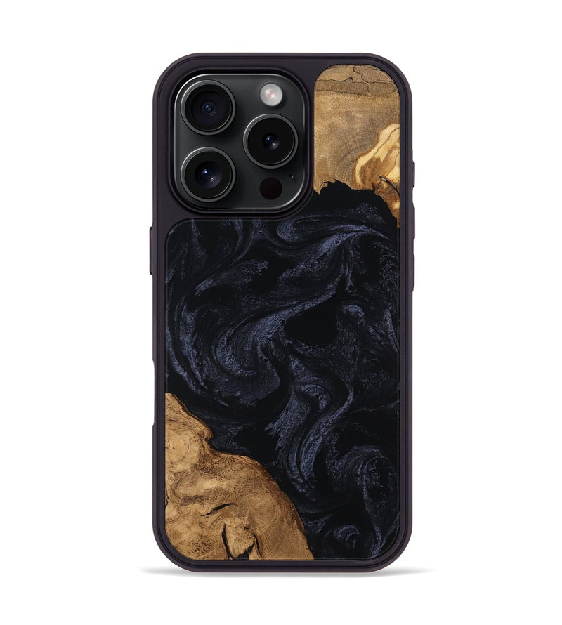 iPhone 16 Pro Wood Phone Case - Una (Ancient Olive, 801724)