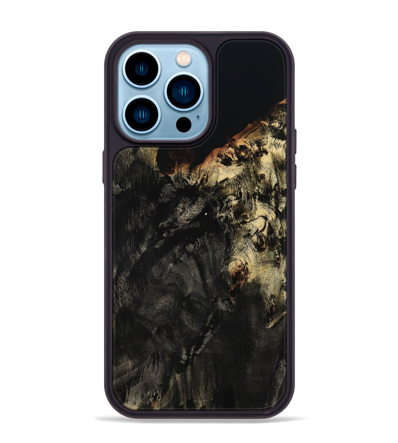 iPhone 14 Pro Max Wood Phone Case - Amarion (Wood Burl, 801726)