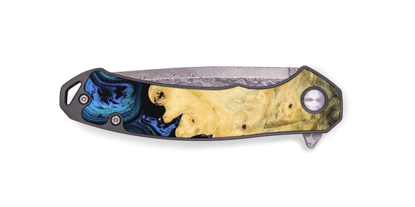 EDC Wood Pocket Knife - Davian (Blue, 801727)