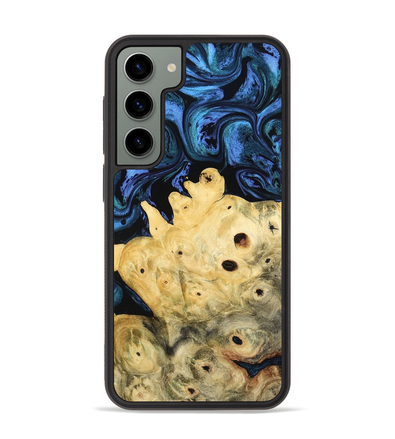Galaxy S23 Plus Wood Phone Case - Davian (Blue, 801727)