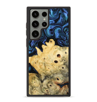 Galaxy S23 Ultra Wood Phone Case - Davian (Blue, 801727)