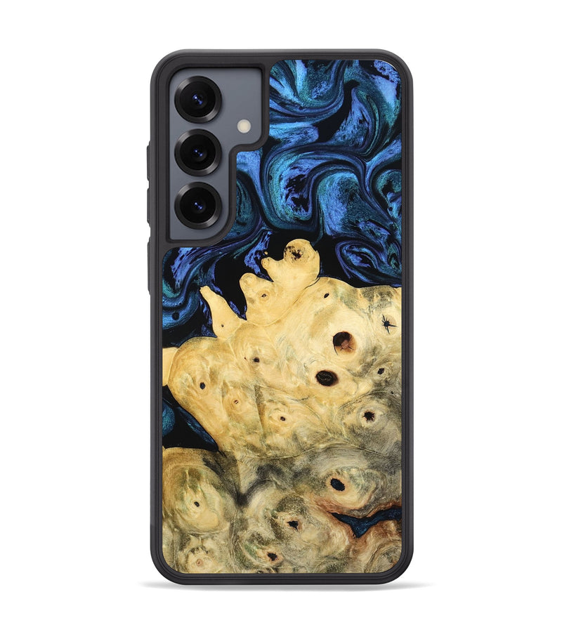 Galaxy S25 Plus Wood Phone Case - Davian (Blue, 801727)