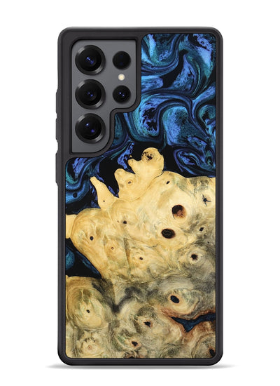 Galaxy S25 Ultra Wood Phone Case - Davian (Blue, 801727)