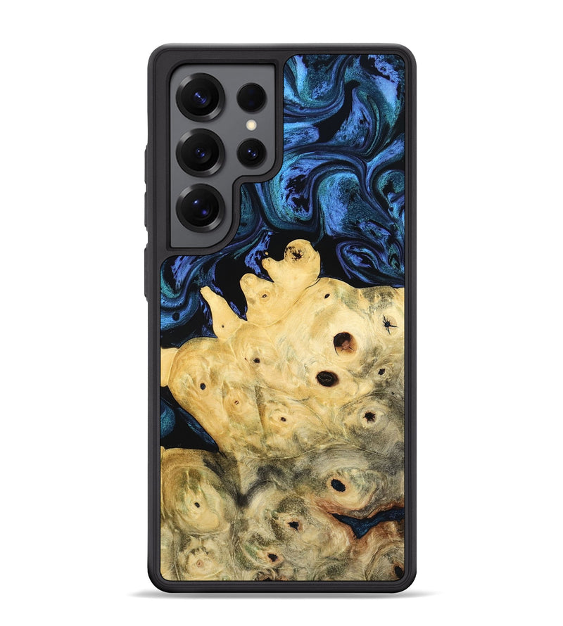 Galaxy S25 Ultra Wood Phone Case - Davian (Blue, 801727)