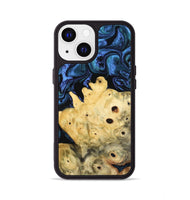 iPhone 13 Wood Phone Case - Davian (Blue, 801727)