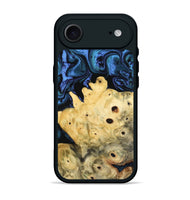 iPhone 17 Air Wood Phone Case - Davian (Blue, 801727)