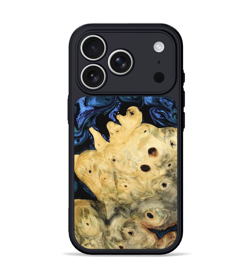 iPhone 17 Pro Wood Phone Case - Davian (Blue, 801727)