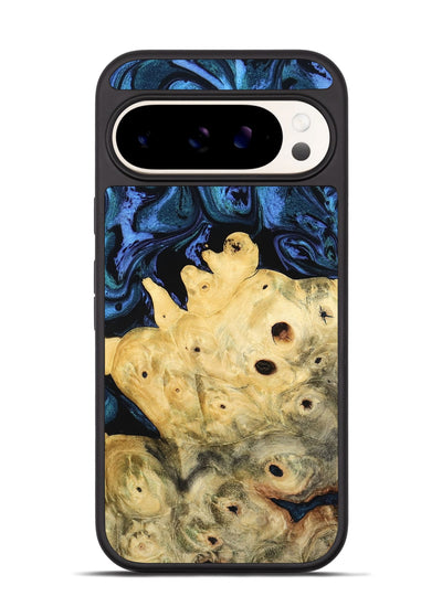 Pixel 9 Wood Phone Case - Davian (Blue, 801727)