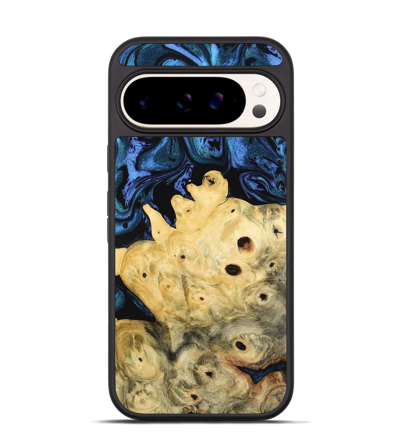 Pixel 9 Pro Wood Phone Case - Davian (Blue, 801727)