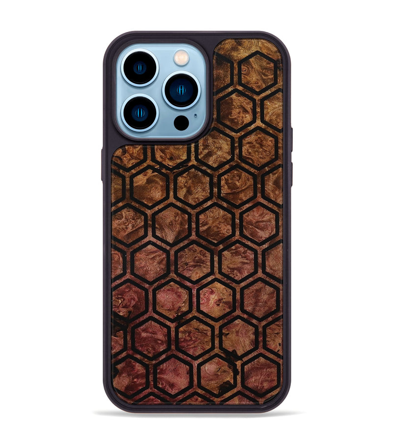 iPhone 14 Pro Max Wood Phone Case - Nakita (Wood Burl, 801728)