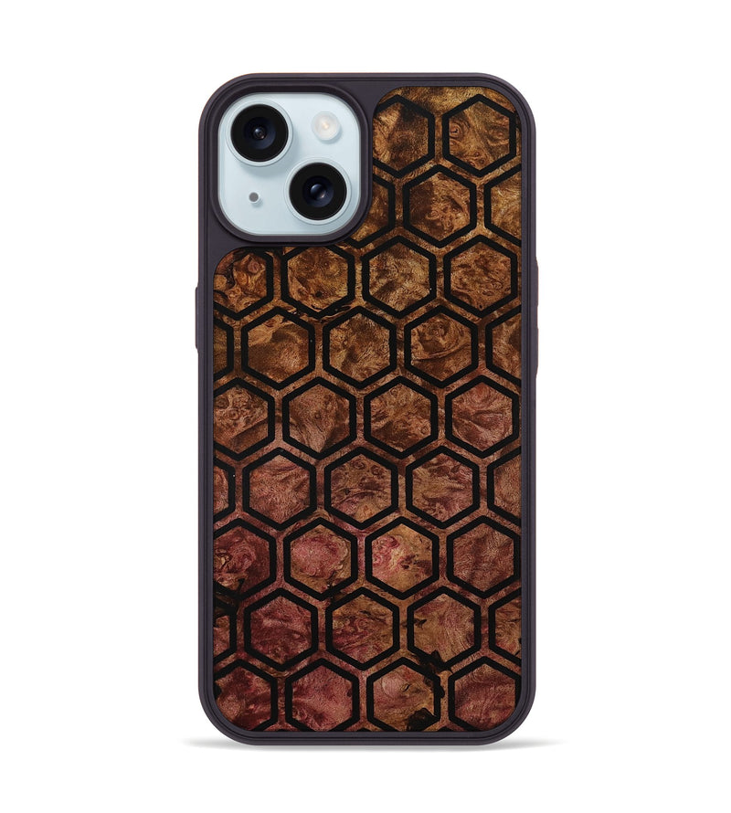 iPhone 15 Wood Phone Case - Nakita (Wood Burl, 801728)