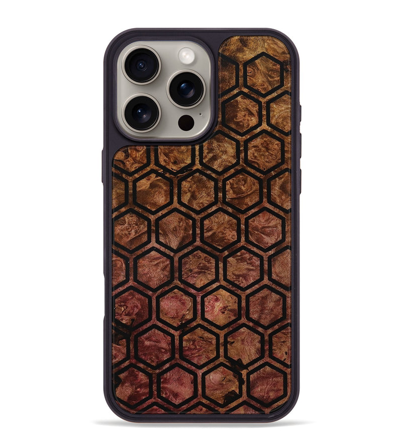 iPhone 16 Pro Max Wood Phone Case - Nakita (Wood Burl, 801728)