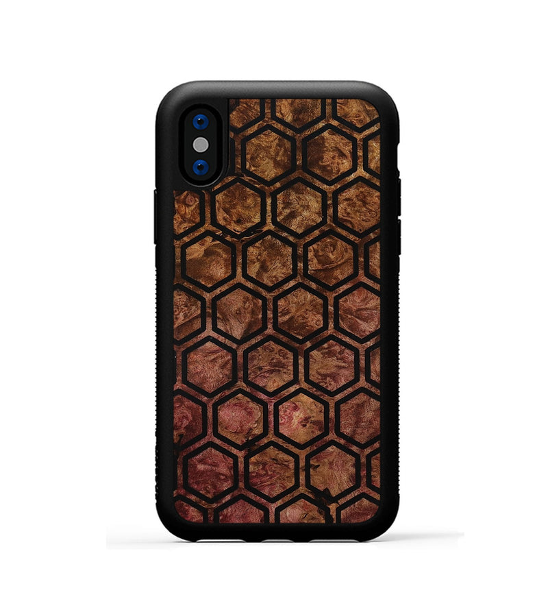 iPhone Xs Wood Phone Case - Nakita (Wood Burl, 801728)