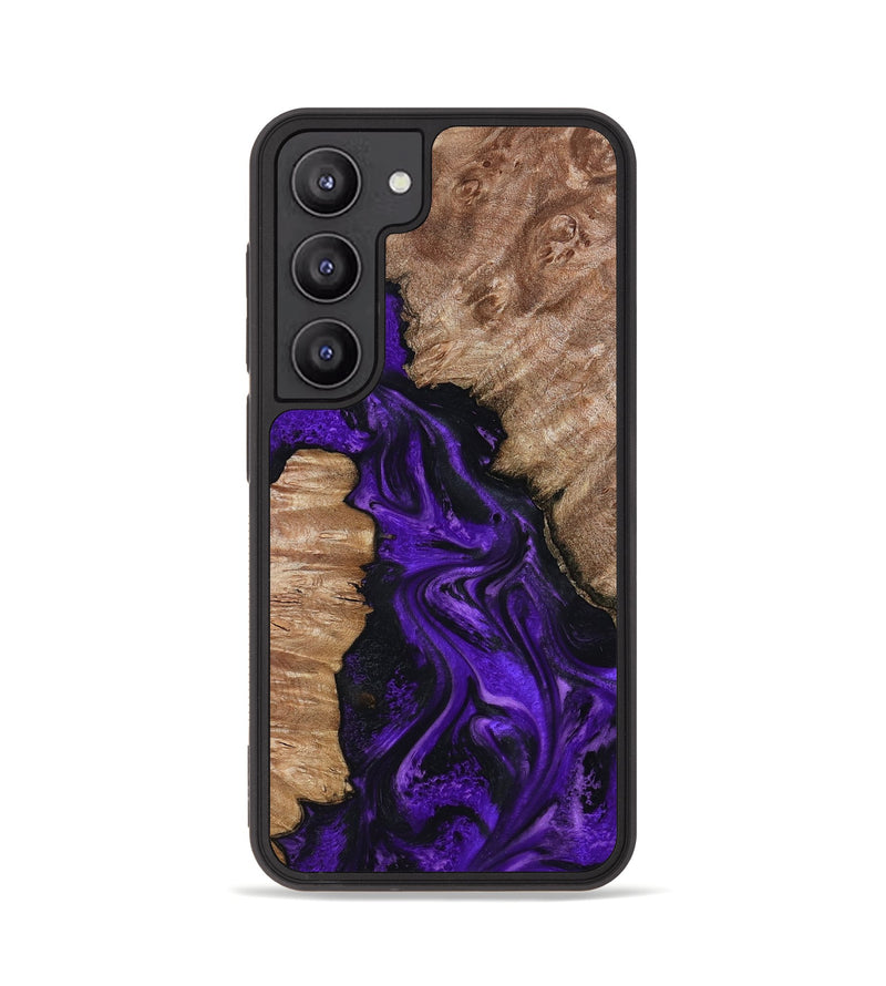 Galaxy S23 Wood Phone Case - Jailyn (Purple, 801729)