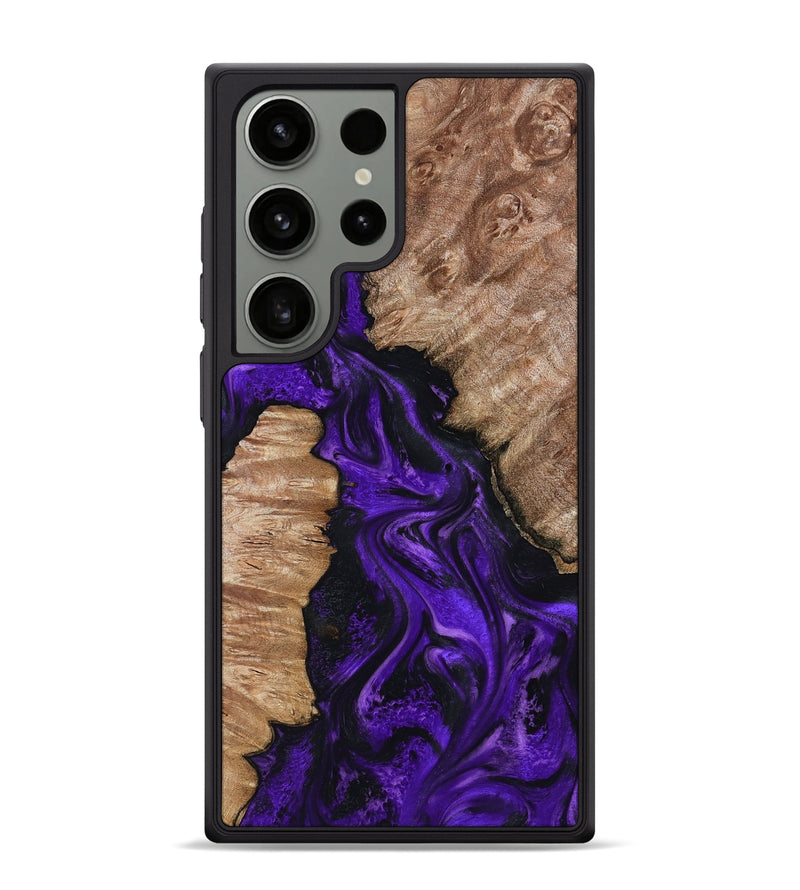 Galaxy S24 Ultra Wood Phone Case - Jailyn (Purple, 801729)