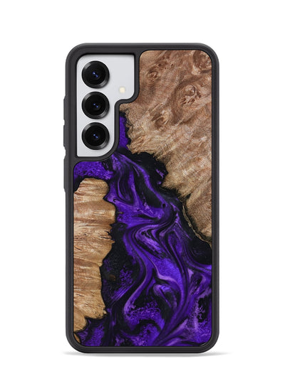 Galaxy S25 Wood Phone Case - Jailyn (Purple, 801729)