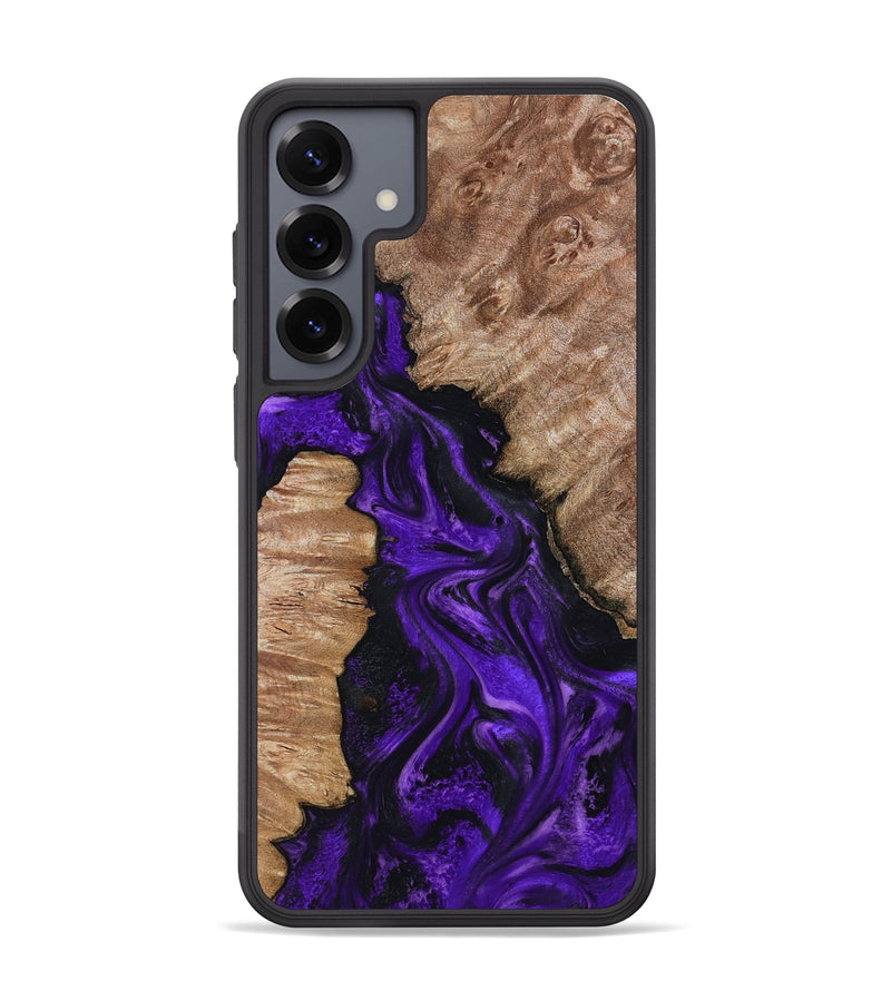 Galaxy S25 Plus Wood Phone Case - Jailyn (Purple, 801729)