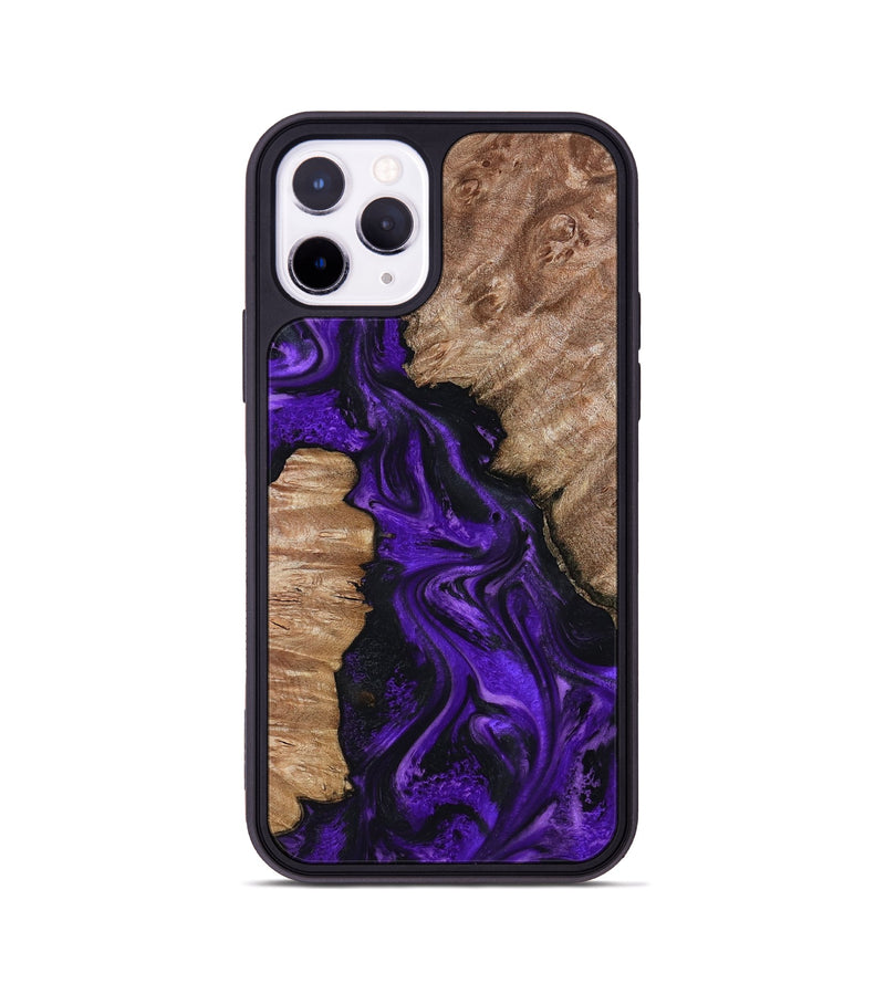 iPhone 11 Pro Wood Phone Case - Jailyn (Purple, 801729)