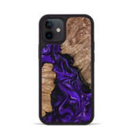 iPhone 12 Wood Phone Case - Jailyn (Purple, 801729)