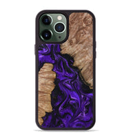 iPhone 13 Pro Max Wood Phone Case - Jailyn (Purple, 801729)