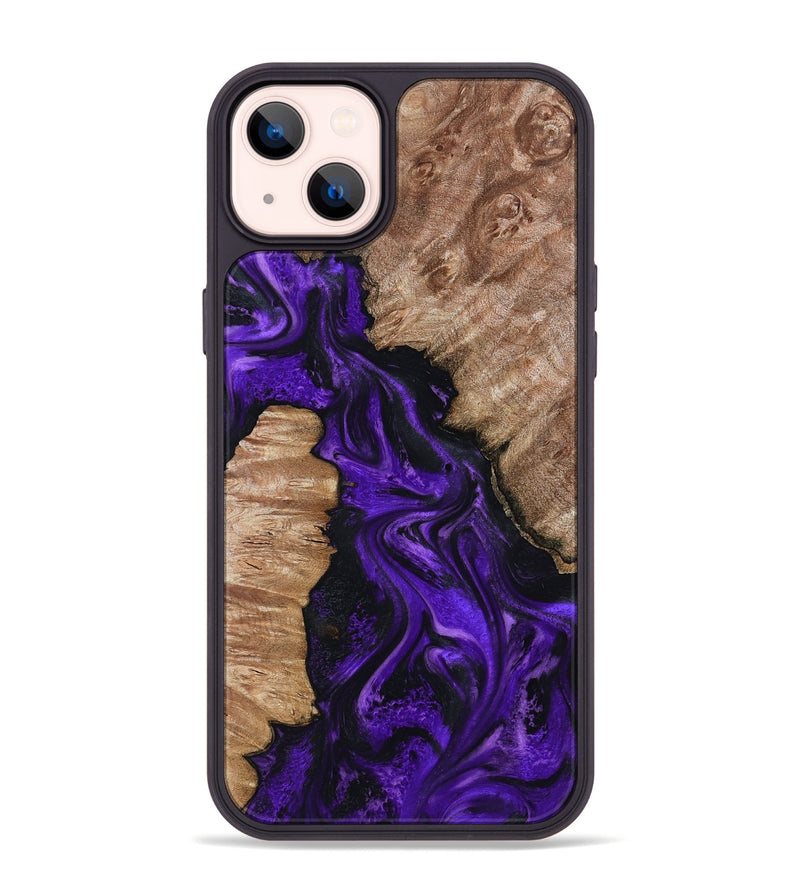 iPhone 14 Plus Wood Phone Case - Jailyn (Purple, 801729)