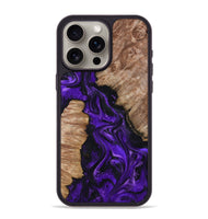 iPhone 15 Pro Max Wood Phone Case - Jailyn (Purple, 801729)