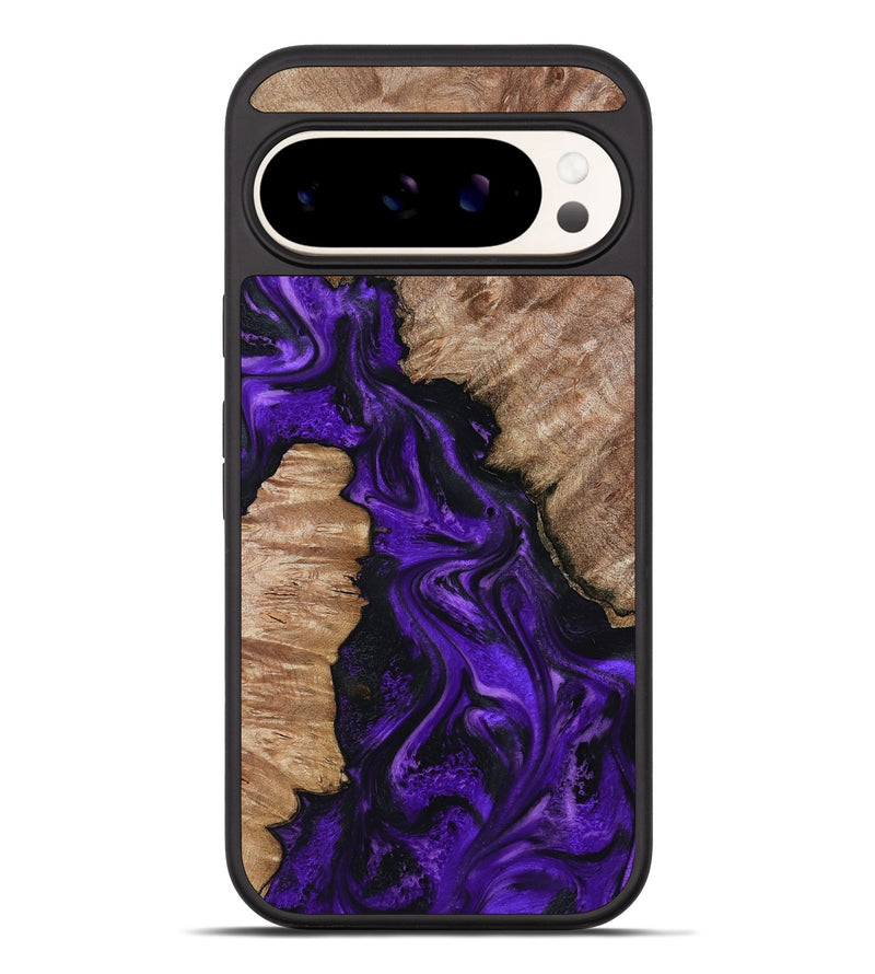 Pixel 10 Pro XL Wood Phone Case - Jailyn (Purple, 801729)