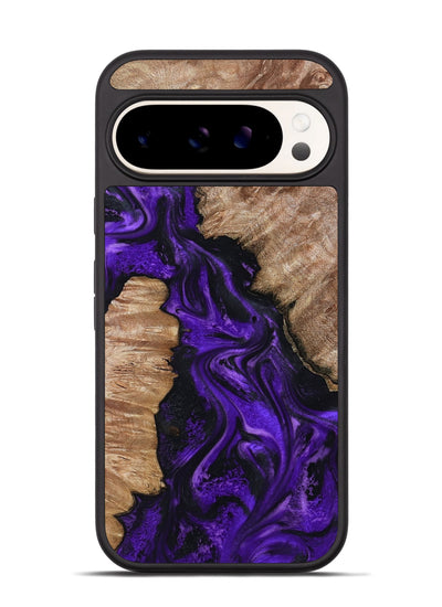 Pixel 9 Wood Phone Case - Jailyn (Purple, 801729)