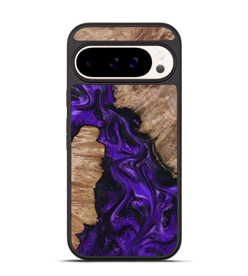 Pixel 9 Wood Phone Case - Jailyn (Purple, 801729)
