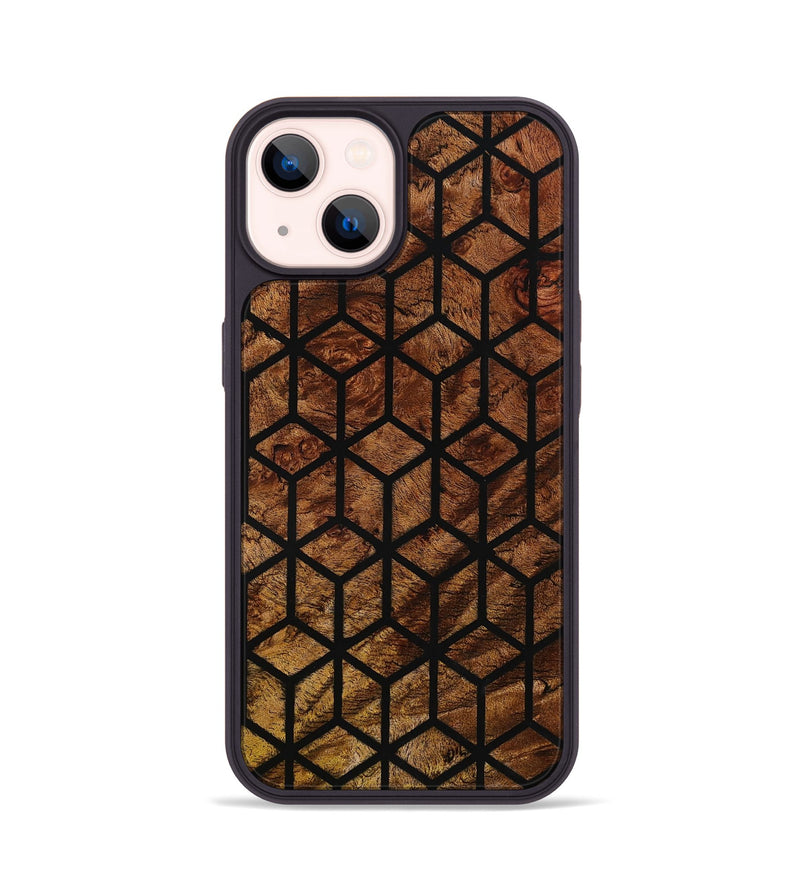 iPhone 14 Wood Phone Case - Lindsay (Pattern, 801730)
