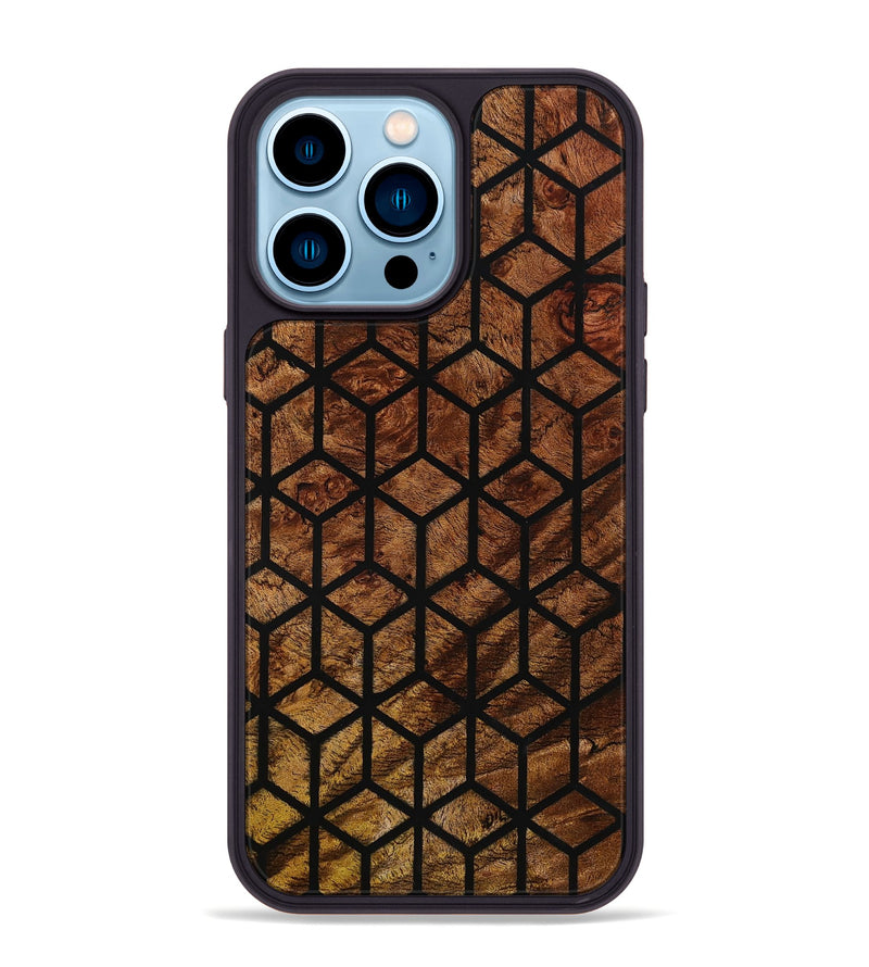 iPhone 14 Pro Max Wood Phone Case - Lindsay (Pattern, 801730)