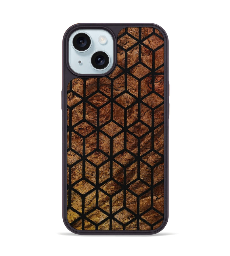 iPhone 15 Wood Phone Case - Lindsay (Pattern, 801730)
