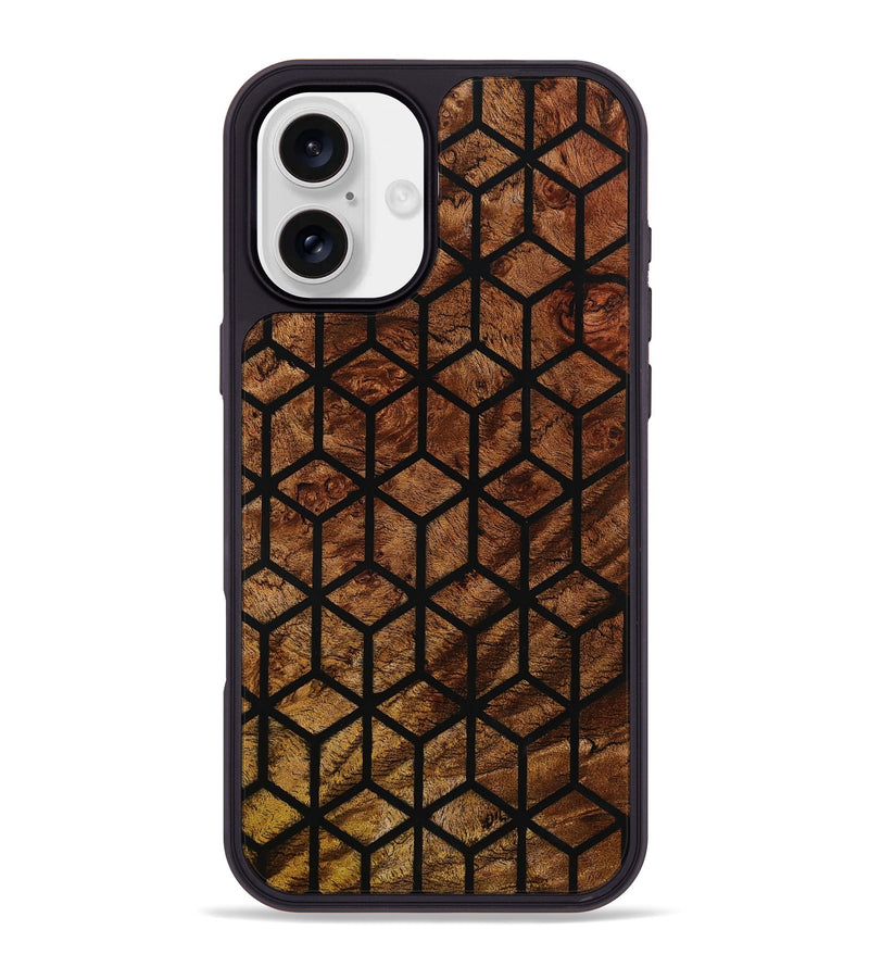 iPhone 16 Plus Wood Phone Case - Lindsay (Pattern, 801730)