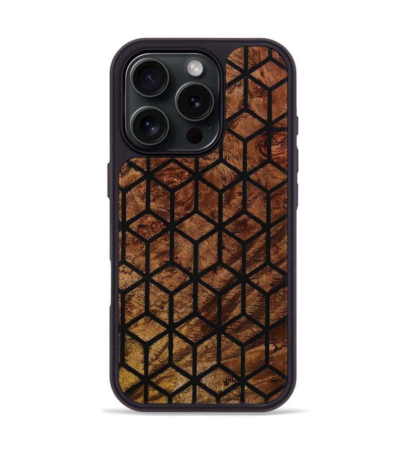 iPhone 16 Pro Wood Phone Case - Lindsay (Pattern, 801730)