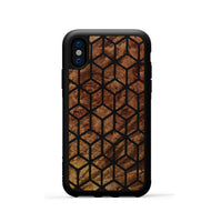 iPhone Xs Wood Phone Case - Lindsay (Pattern, 801730)