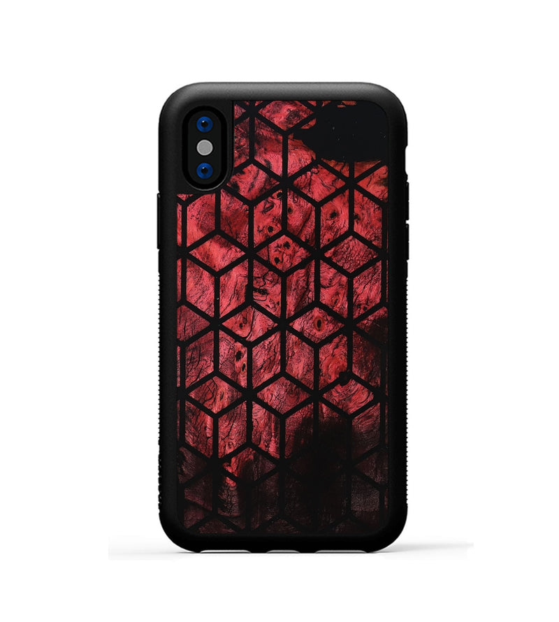 iPhone Xs Wood Phone Case - Ian (Pattern, 801731)