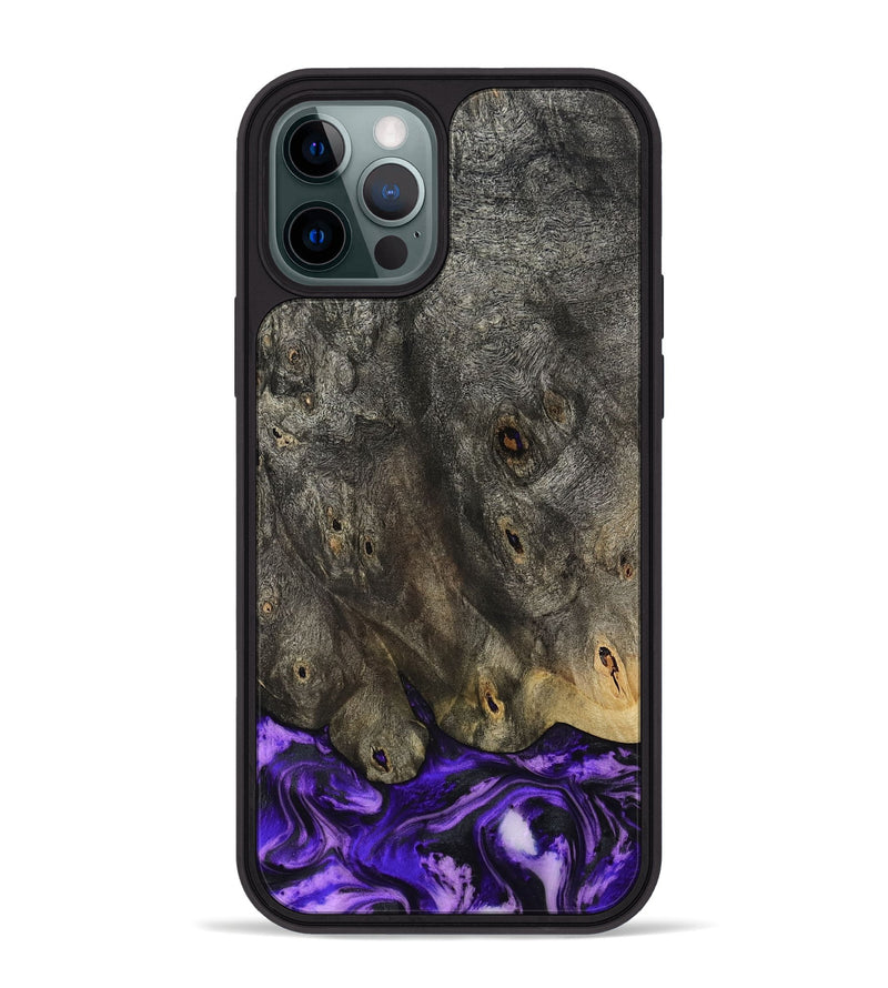 iPhone 12 Pro Max Wood Phone Case - Infant (Purple, 801732)