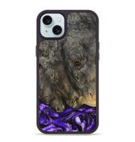 iPhone 15 Plus Wood Phone Case - Infant (Purple, 801732)