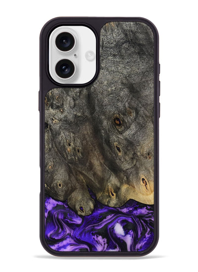 iPhone 16 Plus Wood Phone Case - Infant (Purple, 801732)