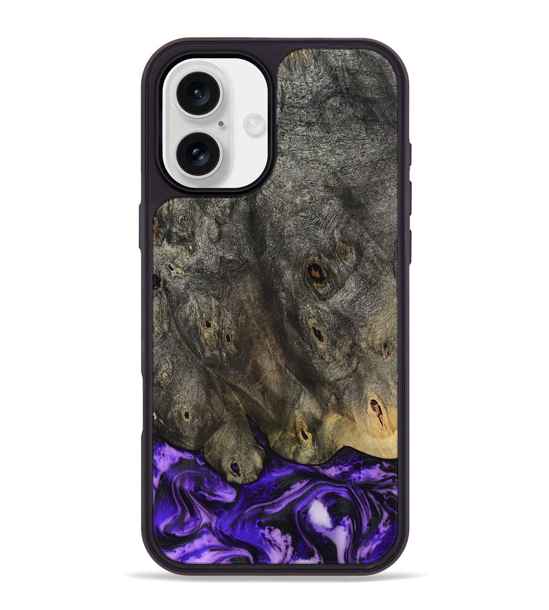iPhone 16 Plus Wood Phone Case - Infant (Purple, 801732)